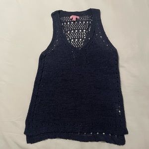 Lilly Pulitzer Navy Blue Top